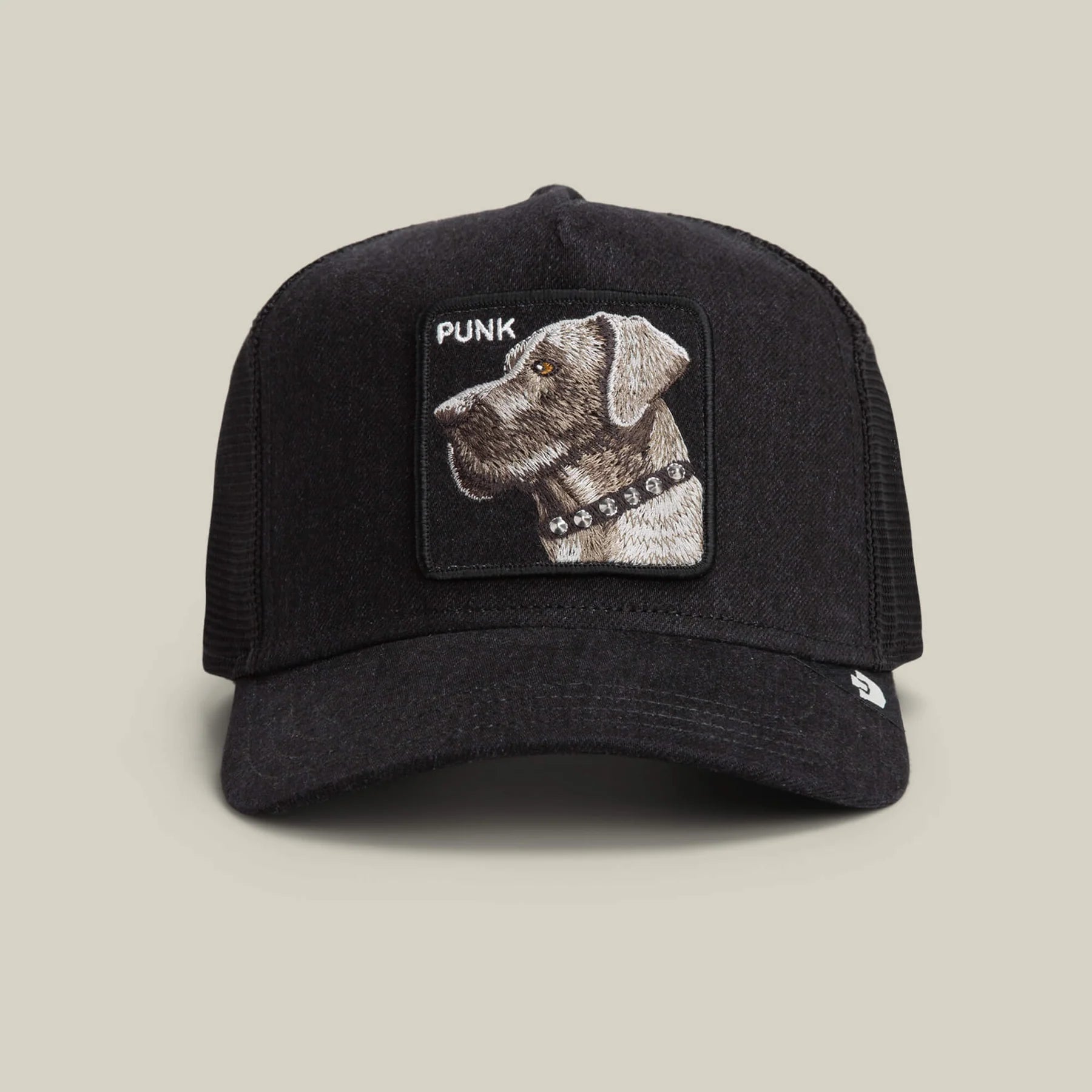 Goorin Bros - Punk Dog - Trucker Cap - Black Denim - Headz Up 