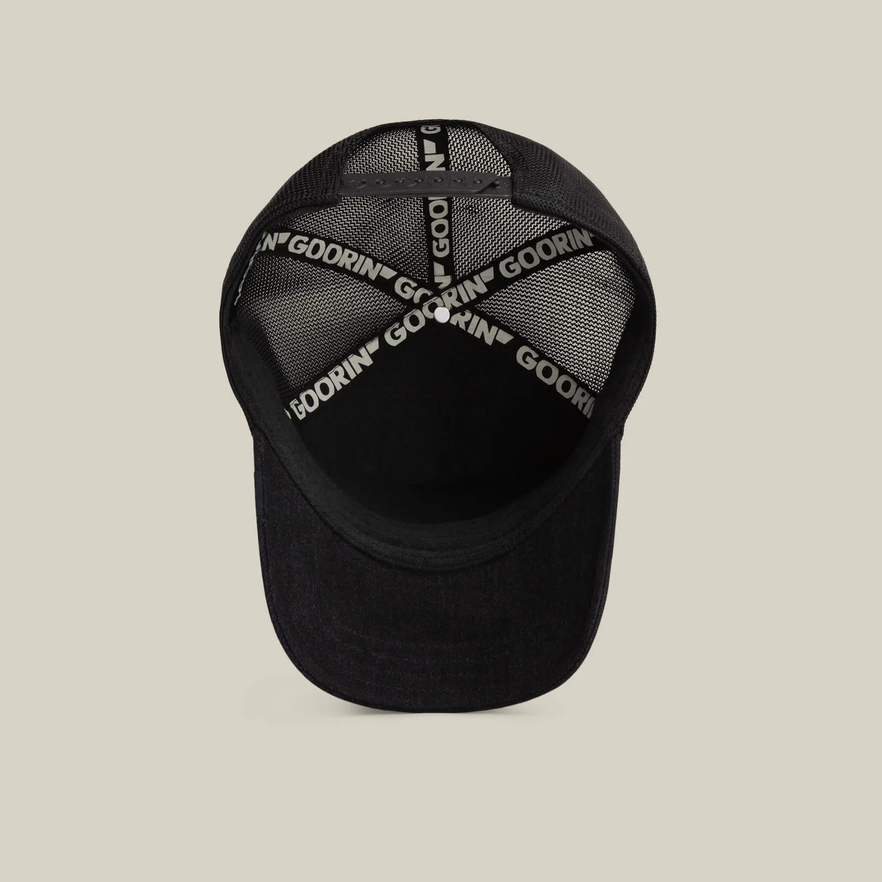 Goorin Bros - Punk Dog - Trucker Cap - Black Denim - Headz Up 