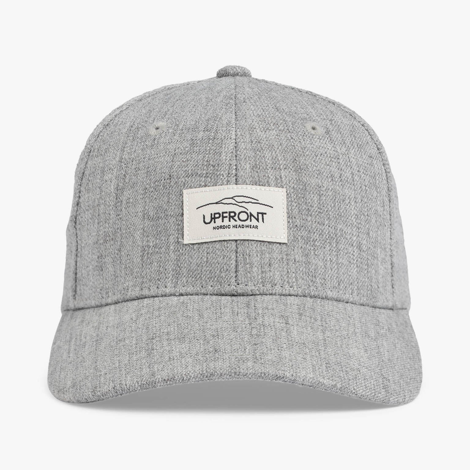 Upfront - HAAKON Hard - Low Baseball Cap - Light Grey - Headz Up 