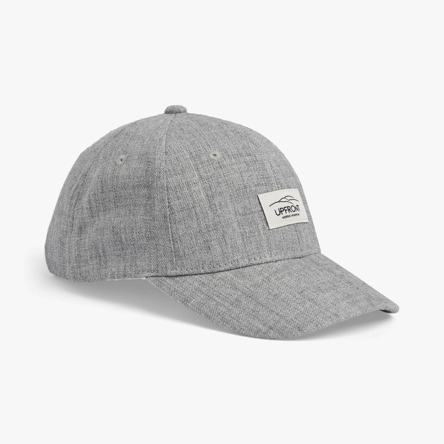 Upfront - HAAKON Hard - Low Baseball Cap - Light Grey - Headz Up 