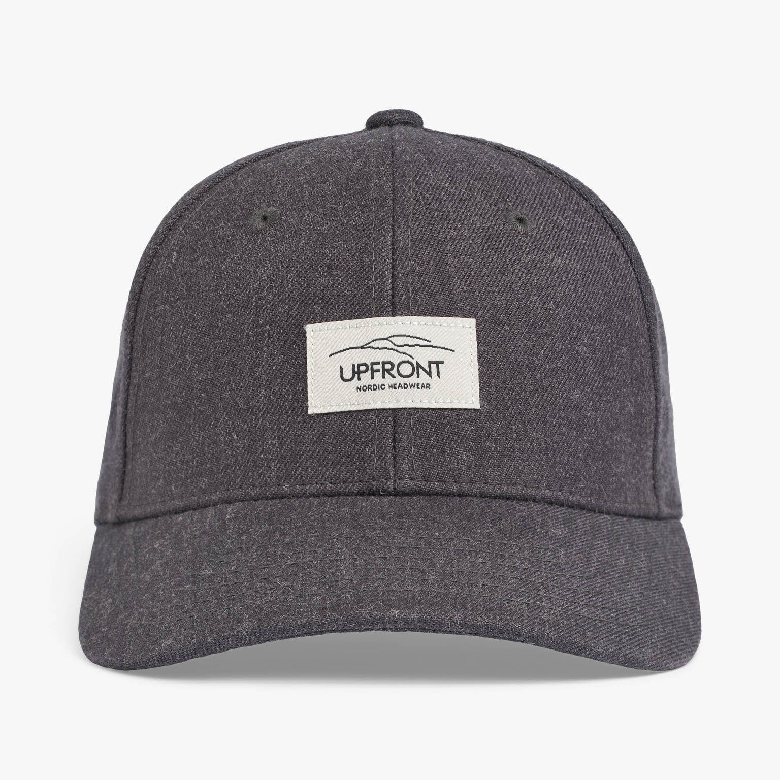 Upfront - HAAKON Hard - Low Baseball Cap - Dark Grey - Headz Up 