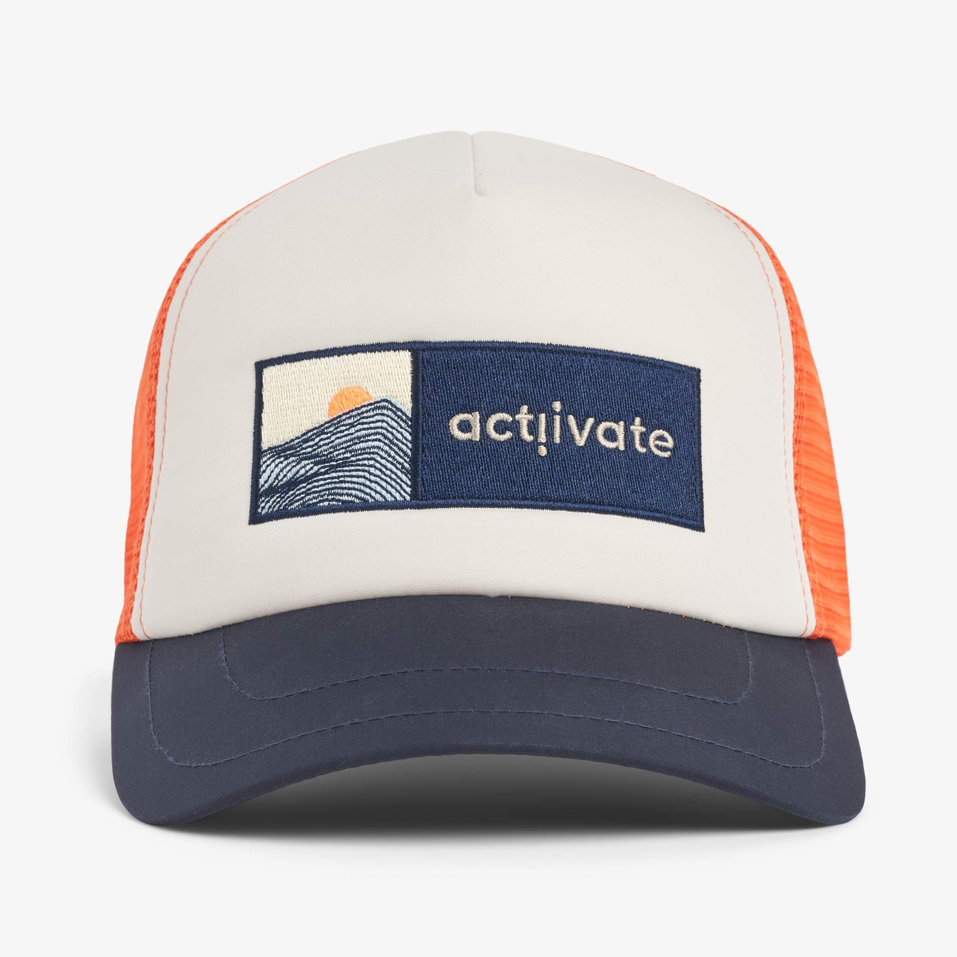 Actiivate - GAB Foam Trucker Cap - Orange/Navy - Headz Up 