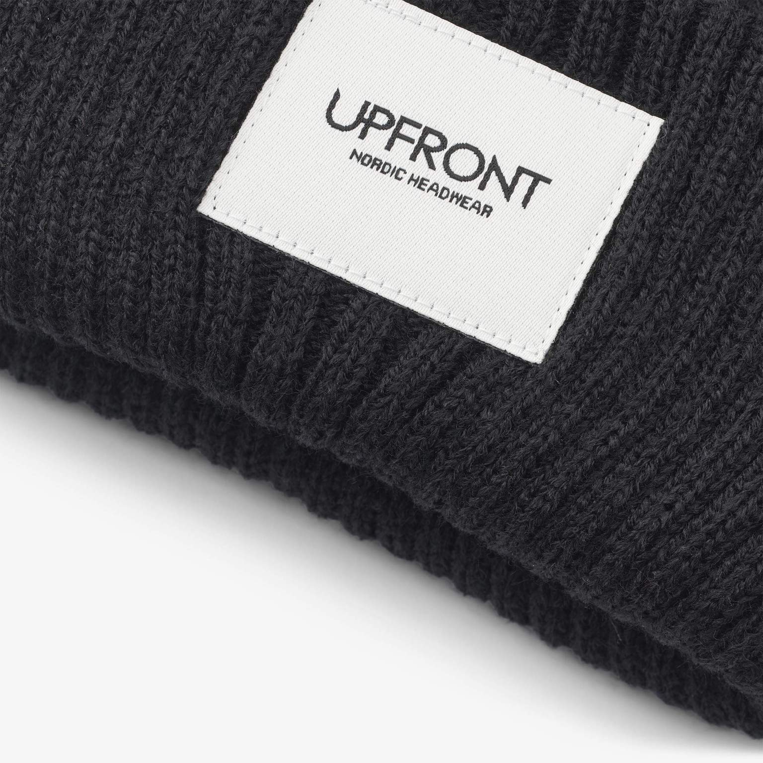Upfront Nordic - HAZE Fisherman Beanie - Black - Headz Up 