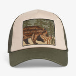 Upfront Nordic Headwear - BEAR High A-Shape Trucker Cap - Dark Green - Headz Up 