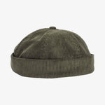 Upfront Nordic Headwear - ECHO Corduroy Docker Cap - Dusty Green - Headz Up 