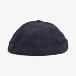 Upfront Nordic Headwear - ECHO Corduroy Docker Cap - Navy - Headz Up 