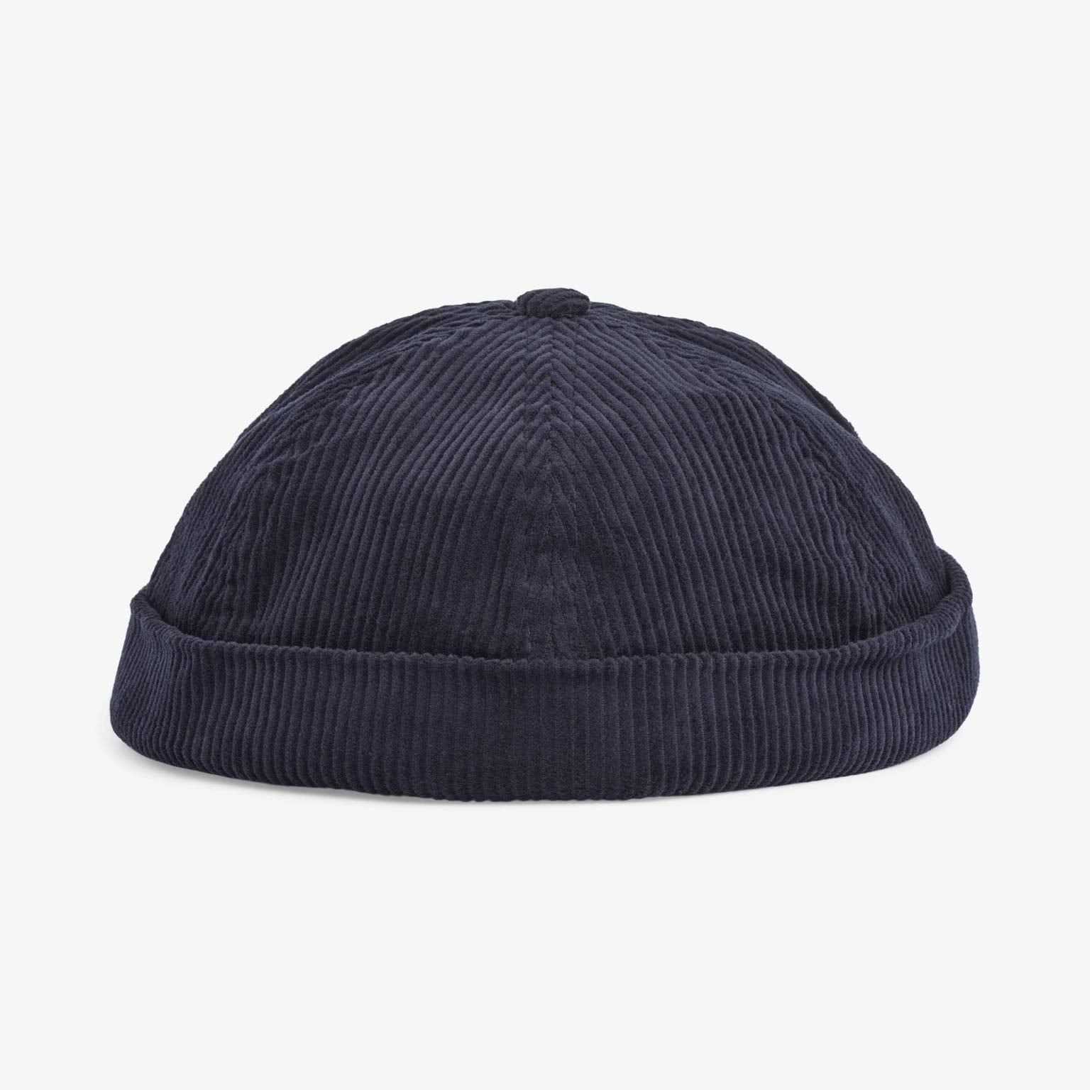 Upfront Nordic Headwear - ECHO Corduroy Docker Cap - Navy - Headz Up 