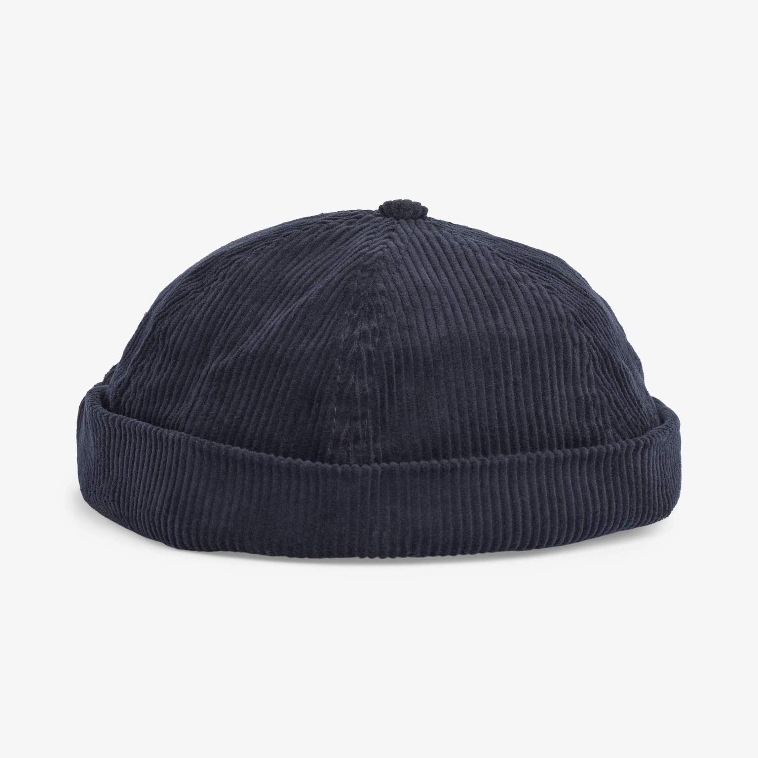 Upfront Nordic Headwear - ECHO Corduroy Docker Cap - Navy - Headz Up 