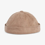 Upfront Nordic Headwear - ECHO Corduroy Docker Cap - Khaki - Headz Up 