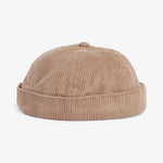 Upfront Nordic Headwear - ECHO Corduroy Docker Cap - Khaki - Headz Up 