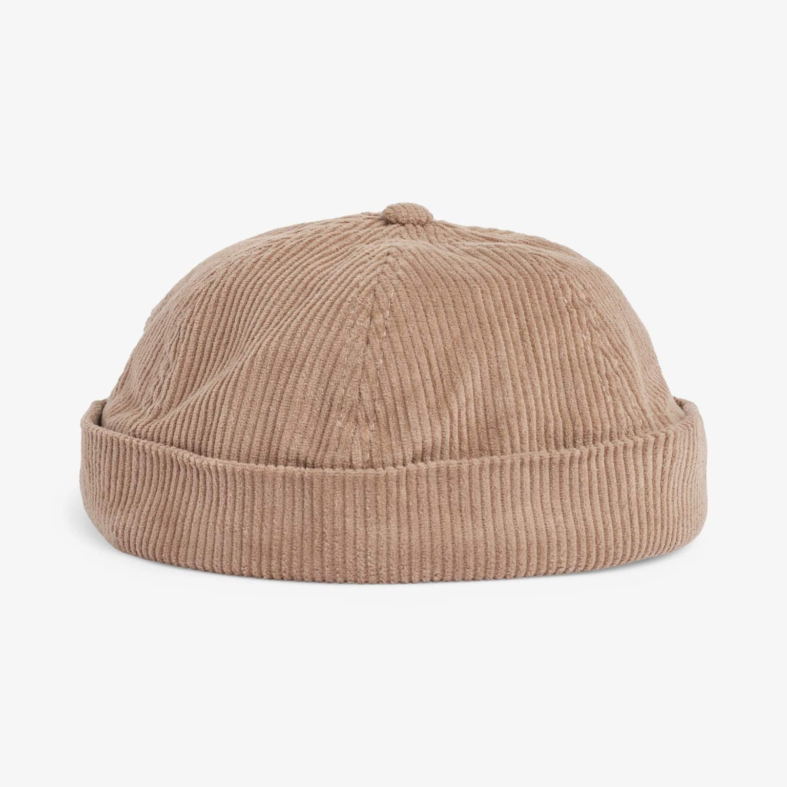 Upfront Nordic Headwear - ECHO Corduroy Docker Cap - Khaki - Headz Up 