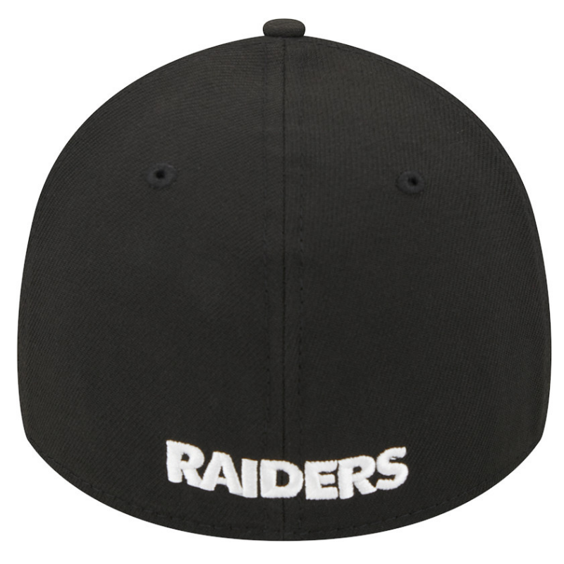 New Era - Las Vegas Raiders - NFL Team Logo - 39Thirty Stretch Fit - Black - Headz Up 