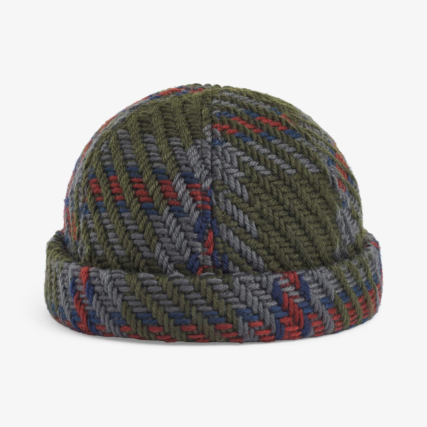 Upfront Nordic Headwear - RAIN Checked Docker Cap - Army