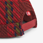 Upfront Nordic Headwear - RAIN Checked Docker Cap - Maroon - Headz Up 