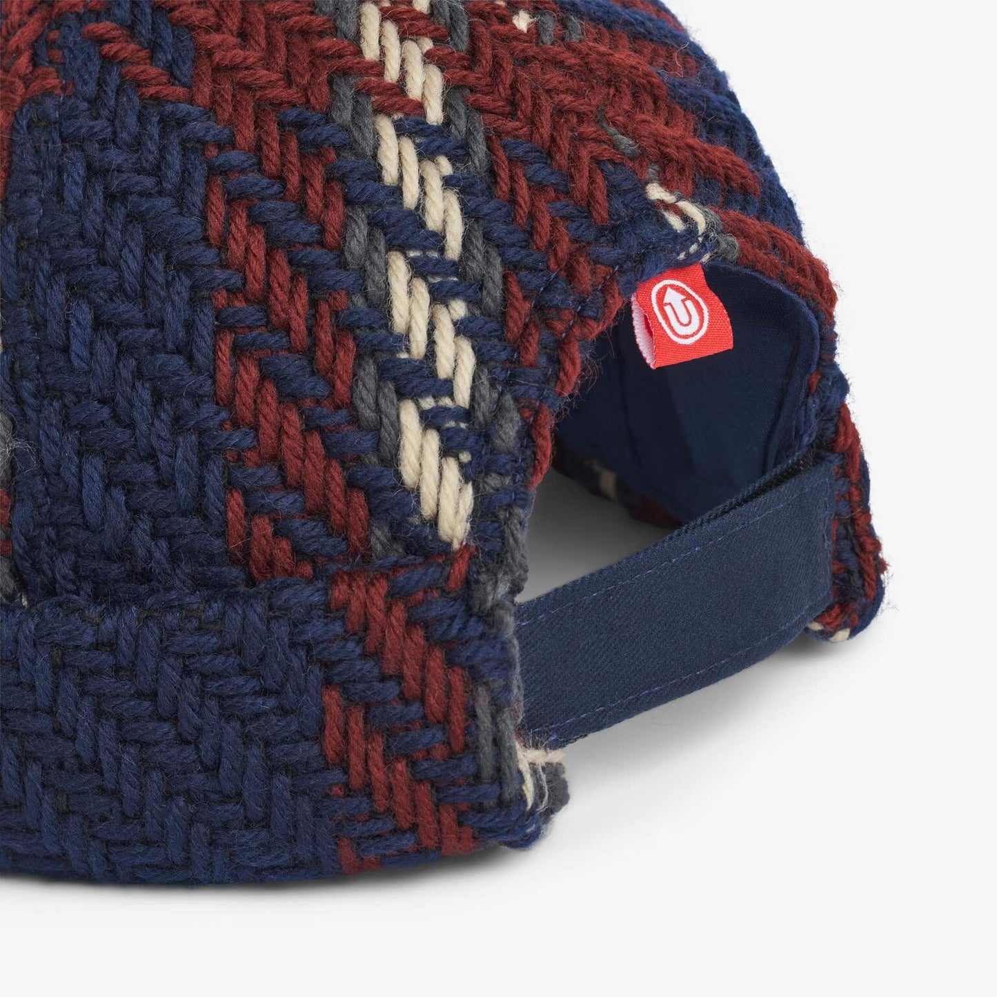 Upfront Nordic Headwear - RAIN Checked Docker Cap - Navy