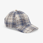 Upfront Nordic - ABEL -  Checked Baseball Cap - Dusty Blue - Headz Up 