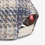 Upfront Nordic - ABEL -  Checked Baseball Cap - Dusty Blue - Headz Up 