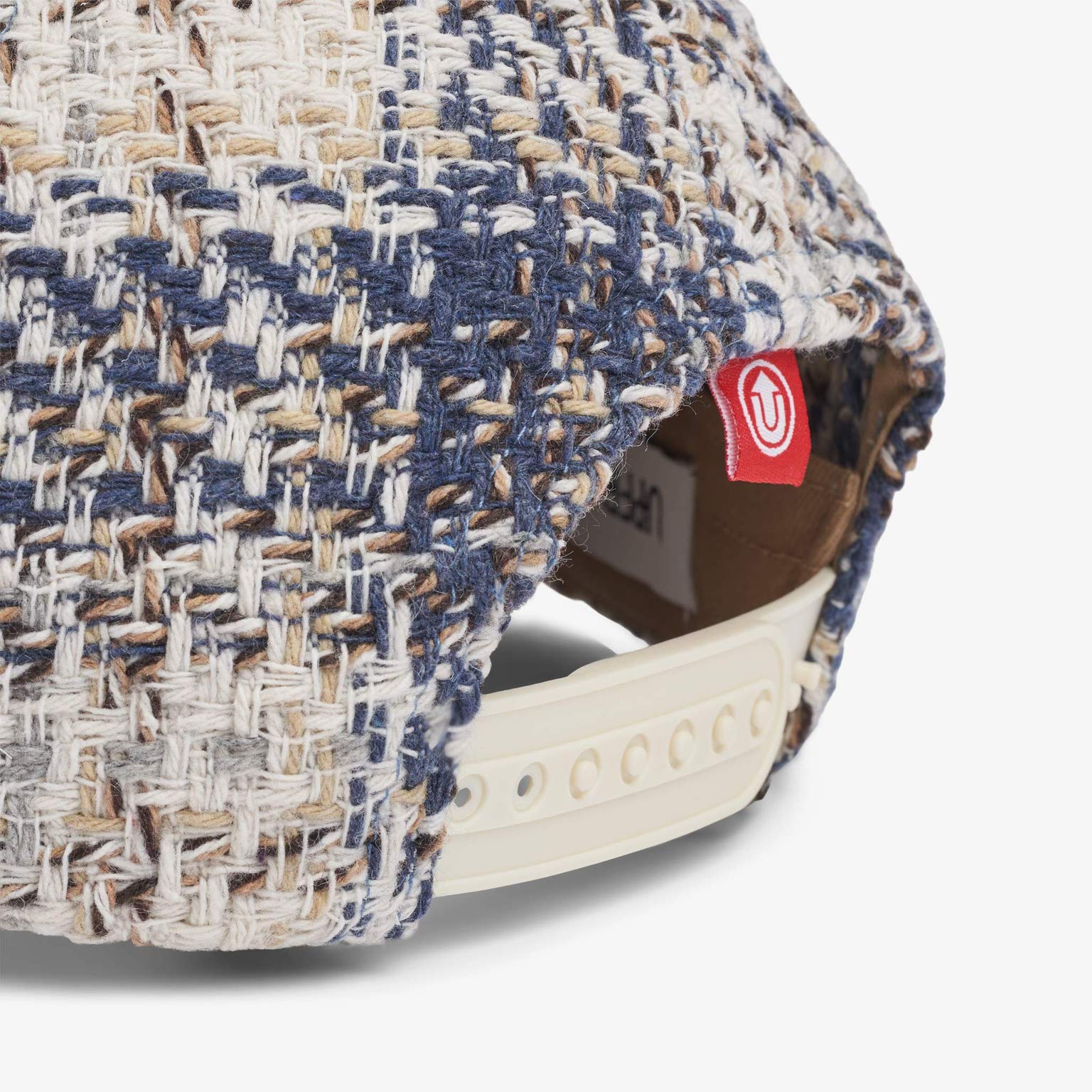 Upfront Nordic - ABEL -  Checked Baseball Cap - Dusty Blue - Headz Up 