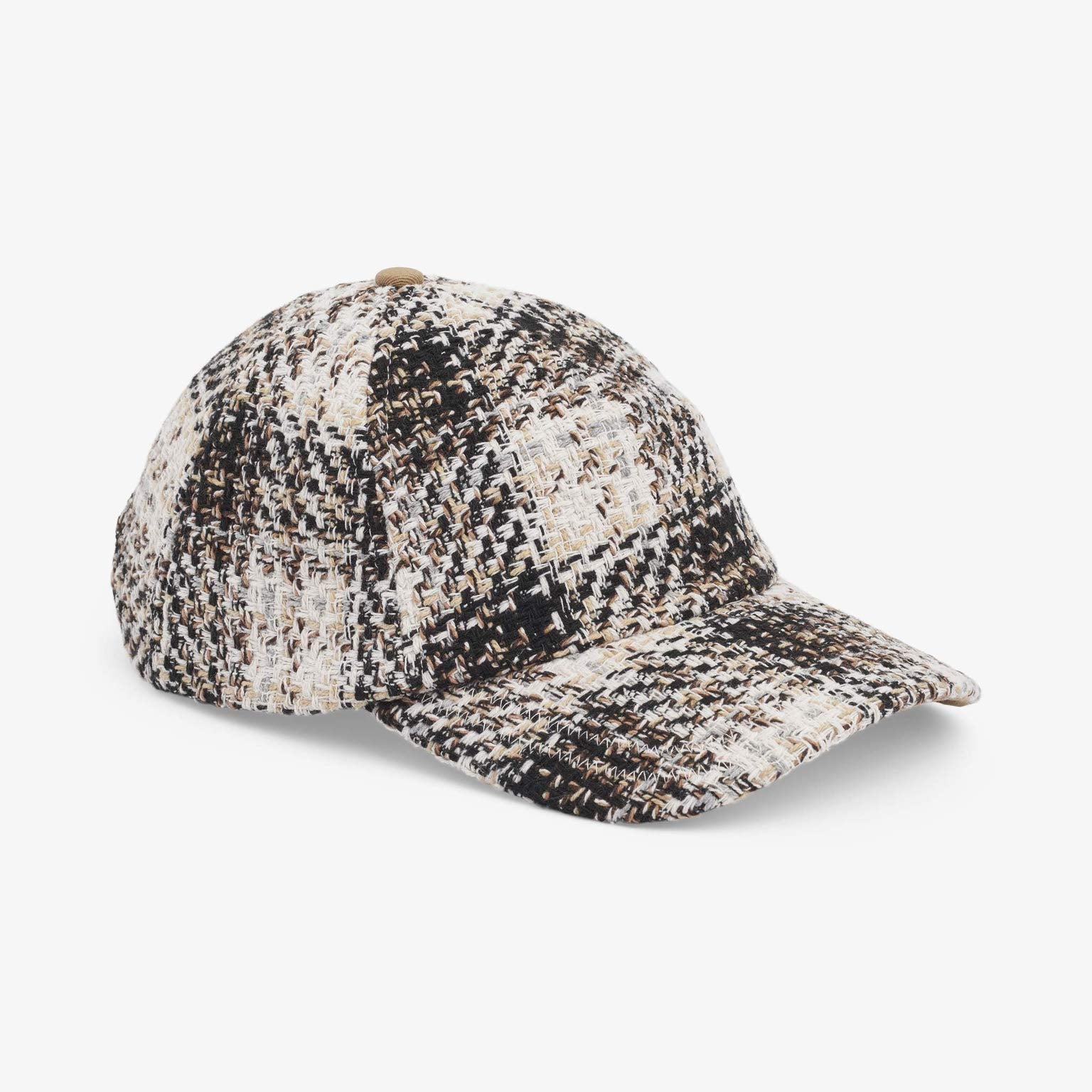 Upfront Nordic - ABEL -  Checked Baseball Cap - Black - Headz Up 