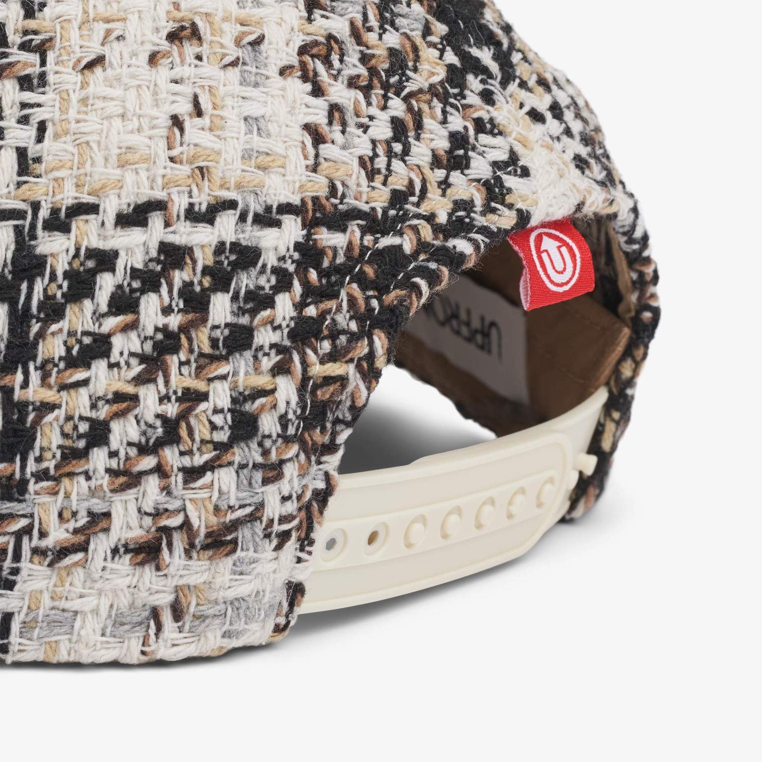 Upfront Nordic - ABEL -  Checked Baseball Cap - Black - Headz Up 