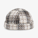 Upfront Nordic Headwear - ANKER Checked Docker Cap - Black - Headz Up 