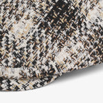 Upfront Nordic Headwear - AXEL Checked Sixpence - Black - Headz Up 