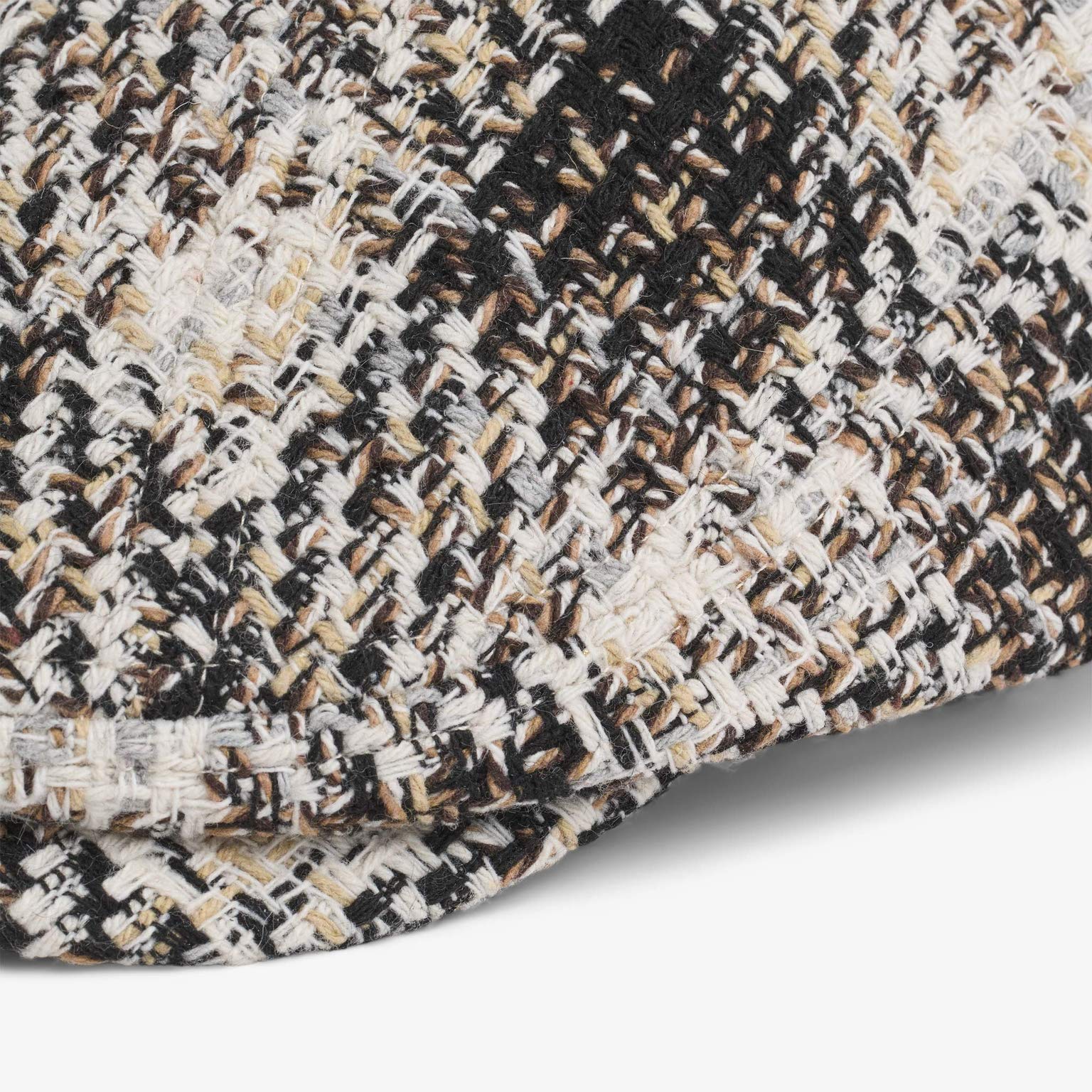 Upfront Nordic Headwear - AXEL Checked Sixpence - Black - Headz Up 