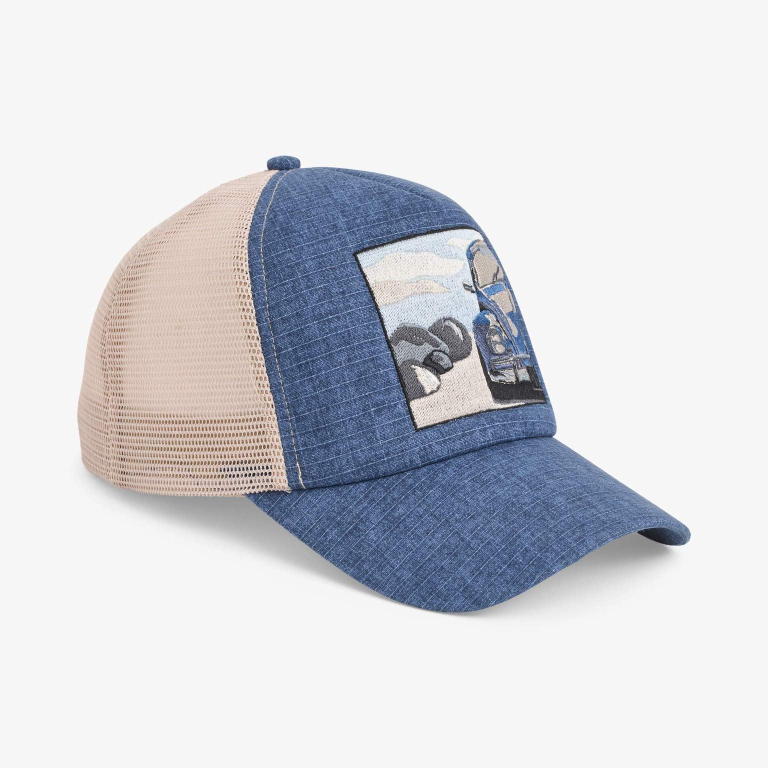 Upfront Nordic Headwear - ALLO High Trucker Cap - Dusty Blue - Headz Up 
