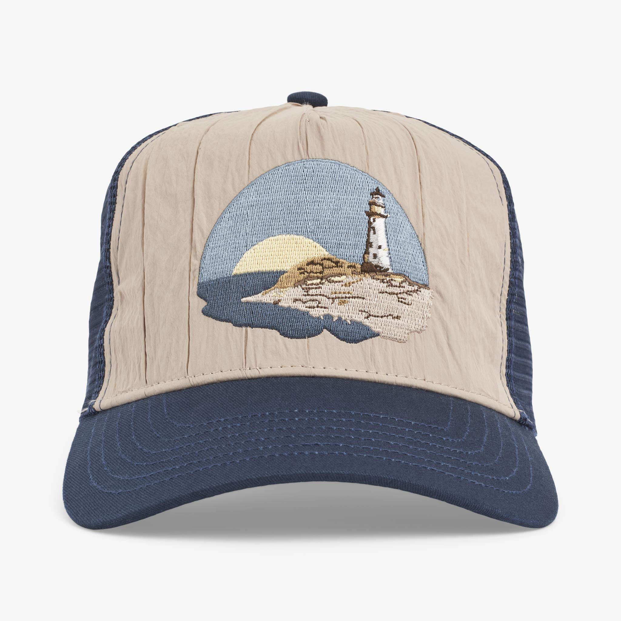 Upfront Nordic Headwear - AUGUST Trucker Cap - Lt Khaki - Headz Up 