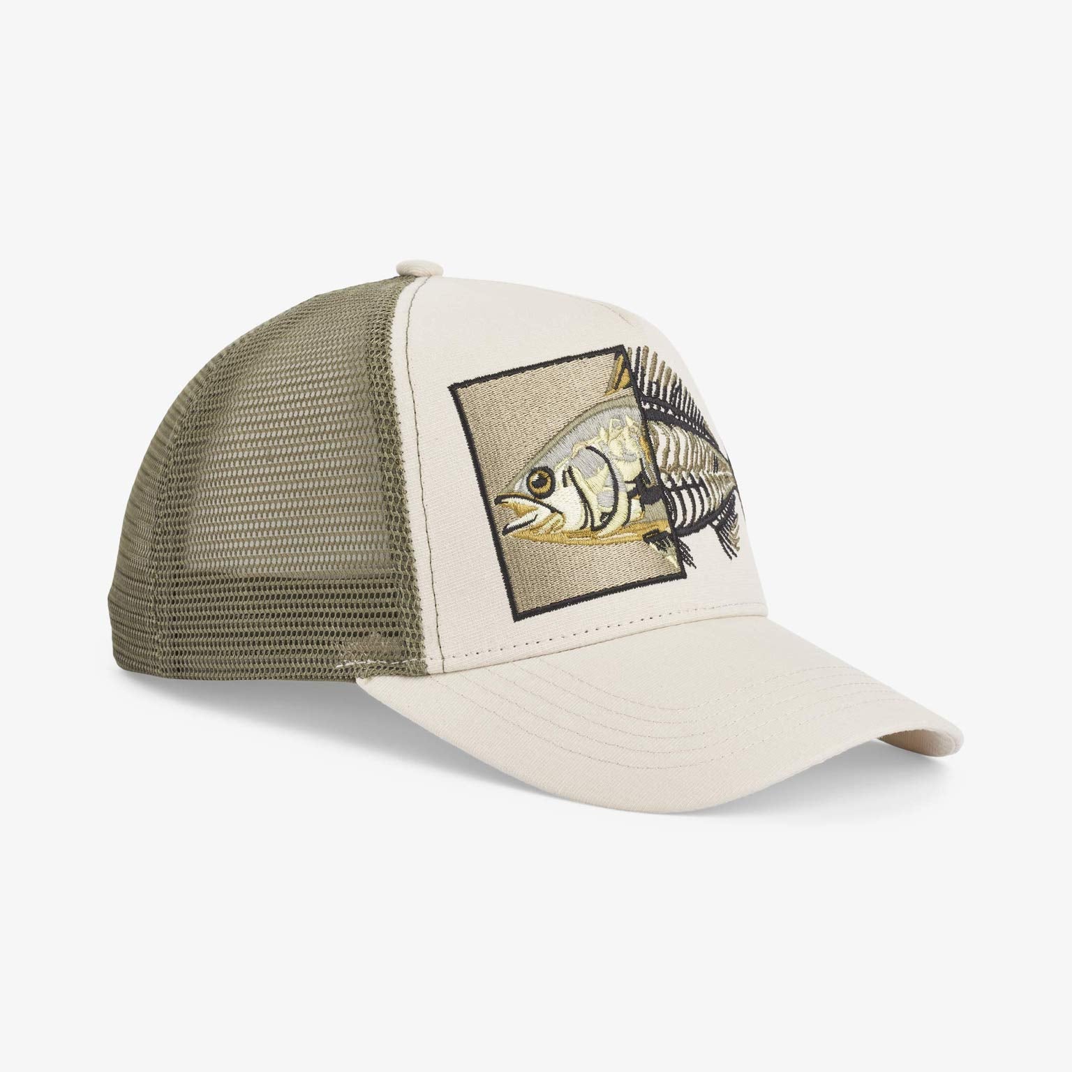 Upfront Nordic Headwear - APOLLO Trucker Cap - Off White - Headz Up 
