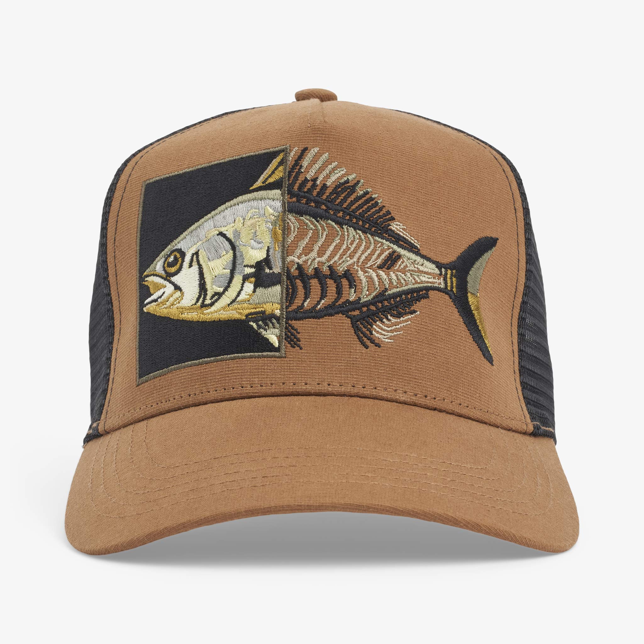 Upfront Nordic Headwear - APOLLO Trucker Cap - Brown - Headz Up 