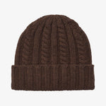 Upfront Nordic - CABLE Beanie - Brown - Headz Up 