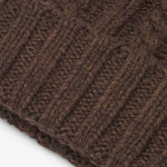 Upfront Nordic - CABLE Beanie - Brown - Headz Up 