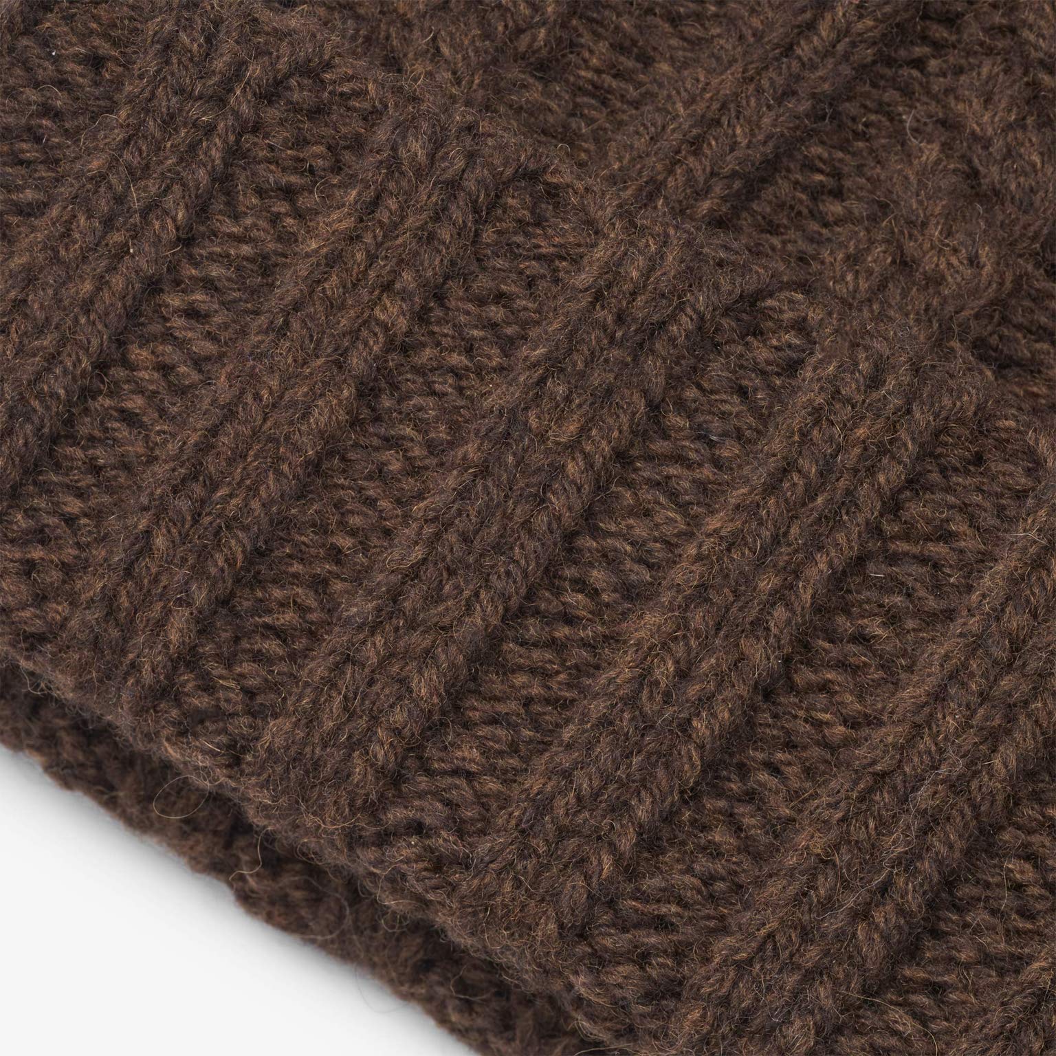 Upfront Nordic - CABLE Beanie - Brown - Headz Up 
