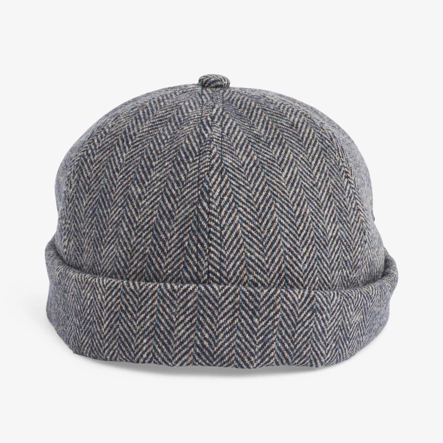 Upfront Nordic Headwear - CHRIS Herringbone Docker Cap - Dark Grey - Headz Up 