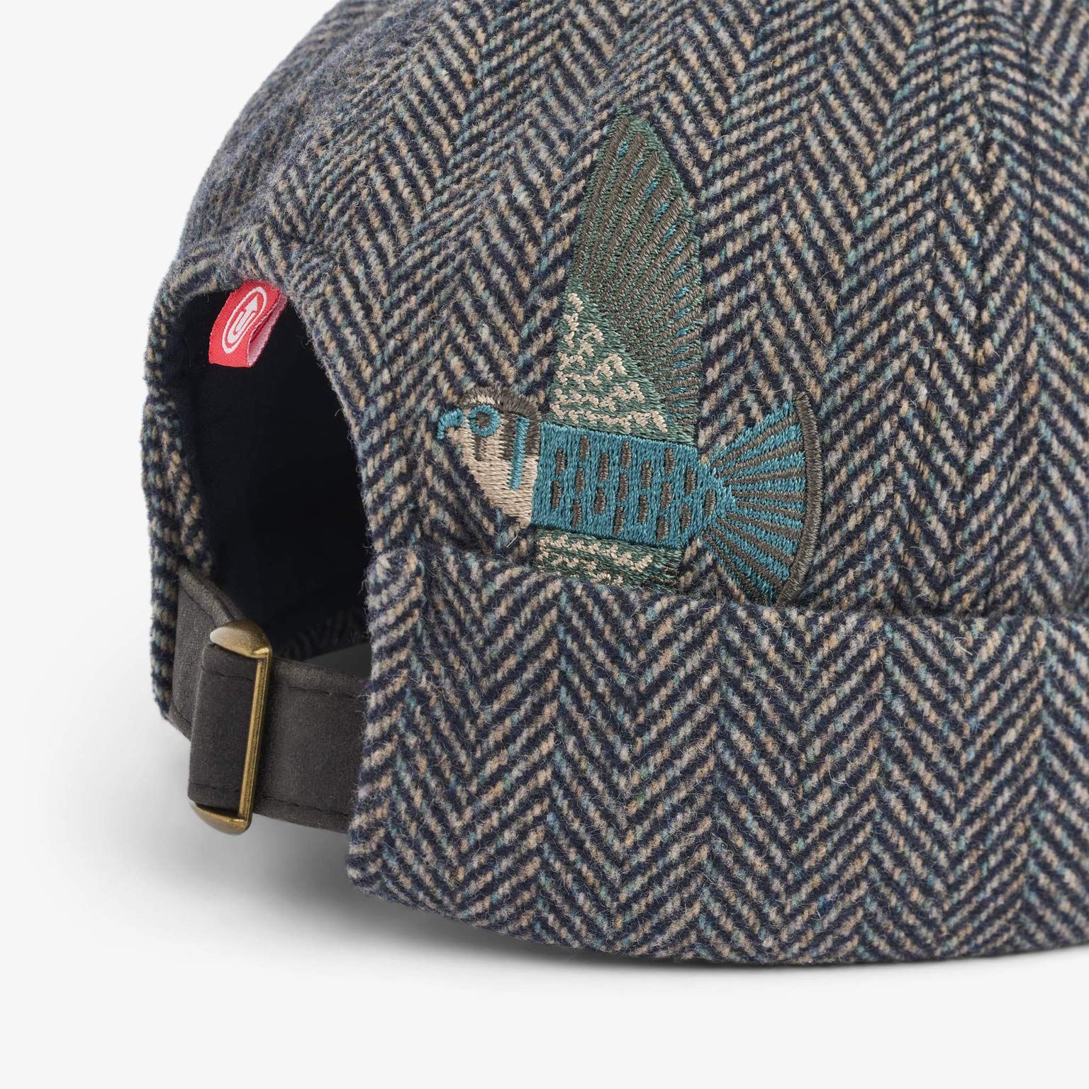 Upfront Nordic Headwear - CHRIS Herringbone Docker Cap - Dark Grey - Headz Up 
