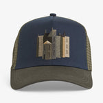 Upfront Nordic Headwear - CEDRIC - A-Shape Trucker Cap - Navy - Headz Up 