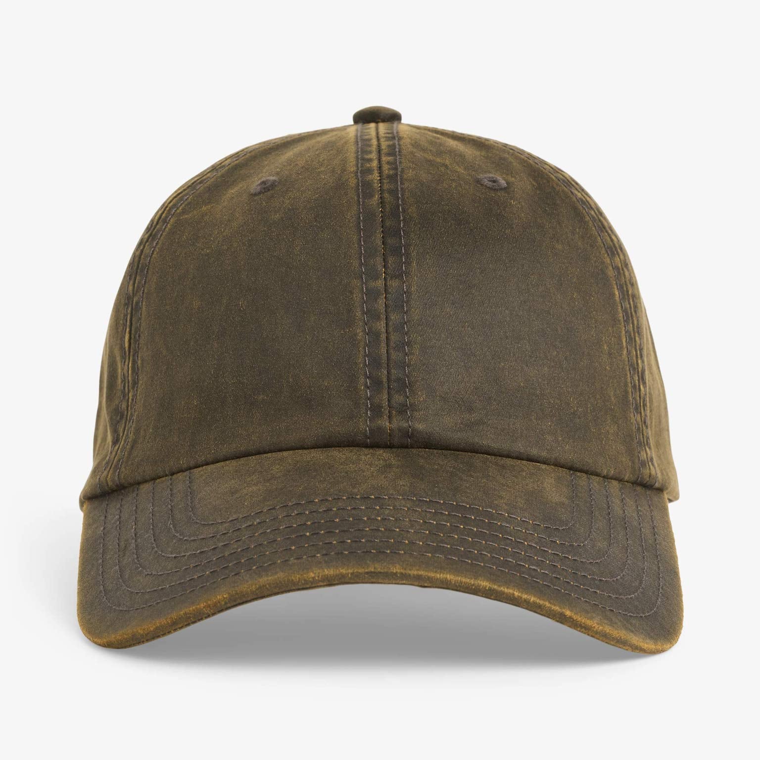 Upfront Nordic Headwear -  ALLAN - Coated Dad Cap - Army - Headz Up 