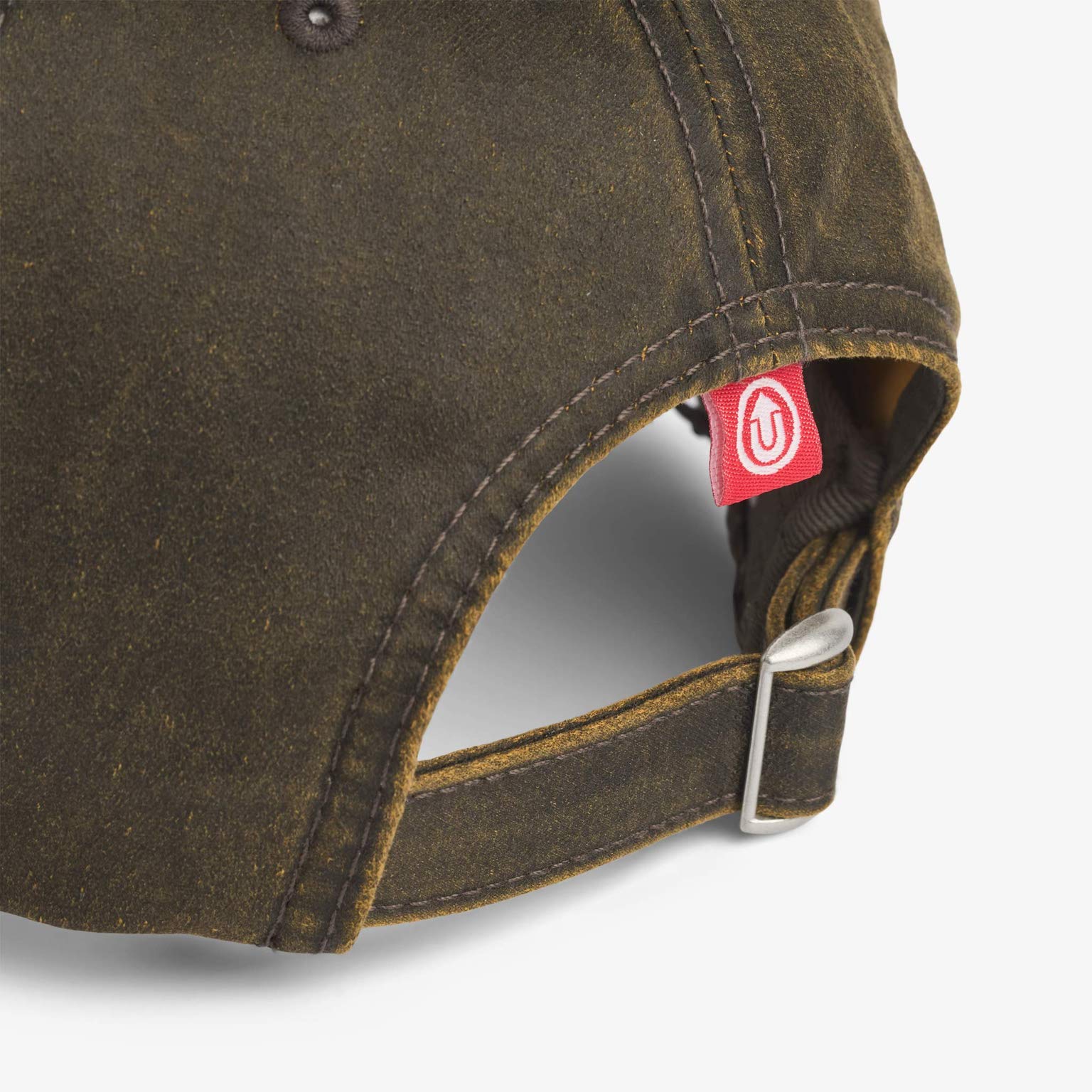 Upfront Nordic Headwear -  ALLAN - Coated Dad Cap - Army - Headz Up 