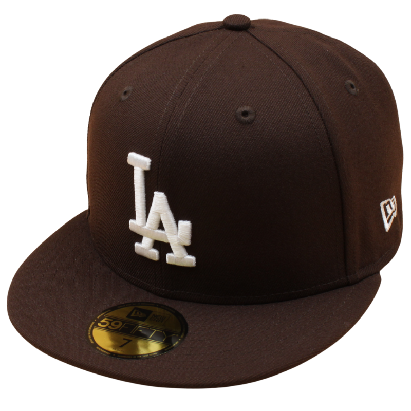 New Era - 59FIFTY Fitted - Los Angeles Dodgers - Burnt Wood/Grey UV - Headz Up 