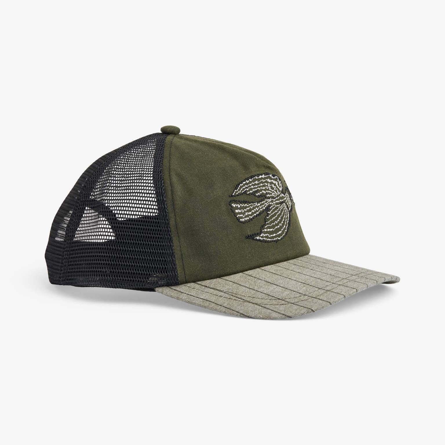 Upfront Nordic Headwear - DAMIAN A-Shape Soft Trucker Cap - Olive - Headz Up 