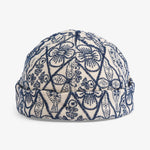 Upfront Nordic Headwear - DENNIS  Docker Cap - Navy/Off White - Headz Up 