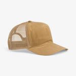 Upfront Nordic Headwear - DELVIS A-Shape Soft Trucker Cap - Light Khaki - Headz Up 