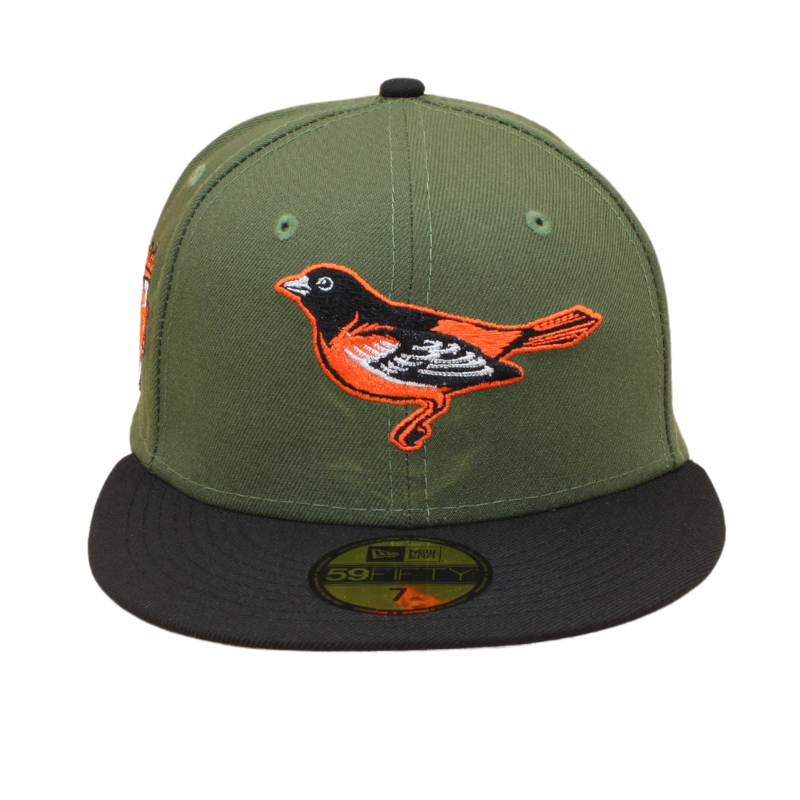 Baltimore Orioles Cooperstown 59Fifty Fitted 60th - Olive - Headz Up 