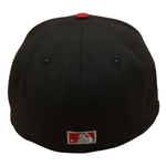 New Era 59FIFTY Seattle Mariners Cooperstown 40-års jubilæum cap i sort og rød