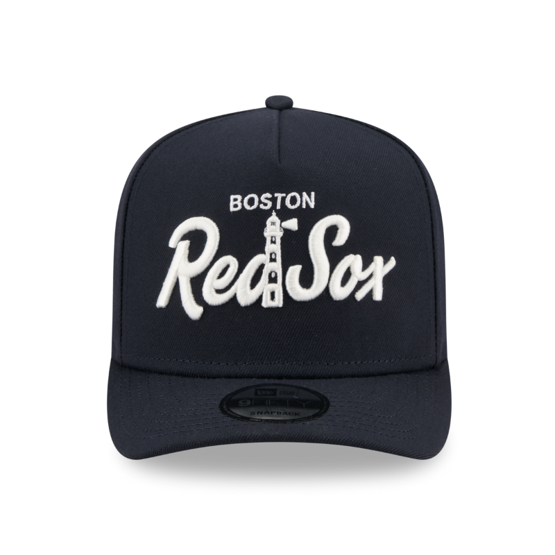 New Era - 9FIFTY A-Frame Snapback - Boston Red Sox - LOCAL PLAY - Navy - Headz Up 