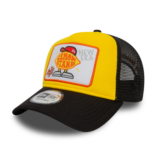New Era - Patch Trucker Cap - Yellow/Black - Headz Up 