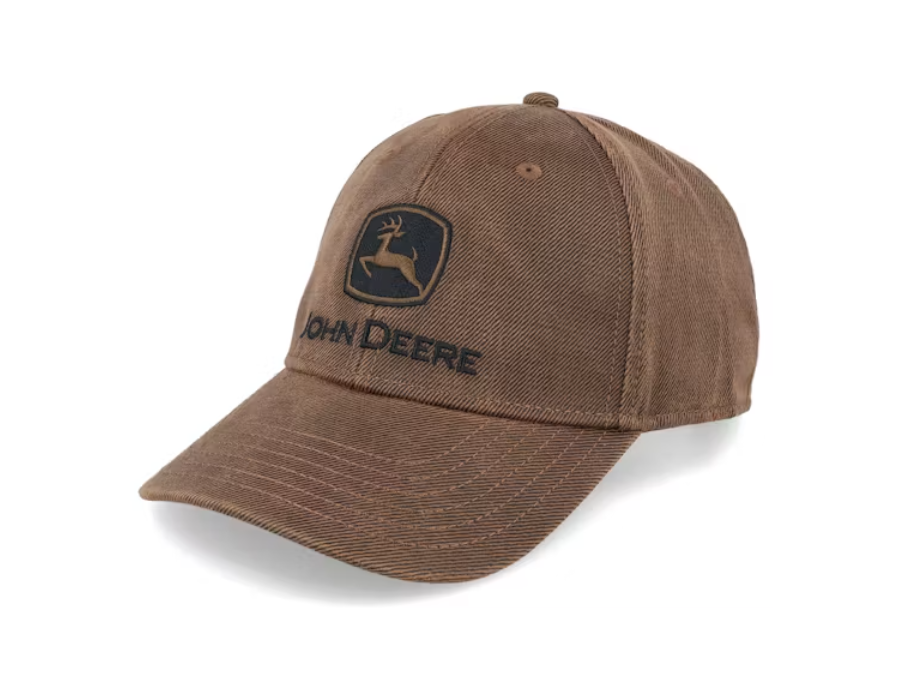 John Deere - Oilskin with TM Cap - Brown - Headz Up 