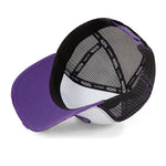 Von Dutch - Oval Patch Black/White/Purple Trucker Cap - Headz Up 