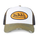 Von Dutch - Oval Patch Black/White/Dark Green Trucker Cap - Headz Up 